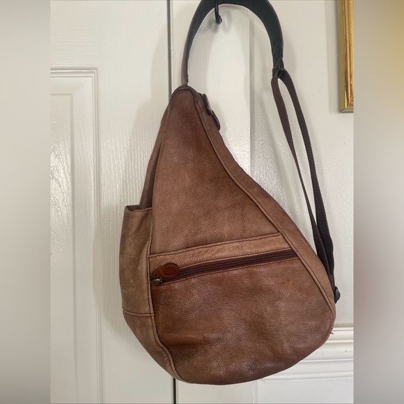 L.L. Bean Brown Leather Belt Bag - Picture 6 of 8